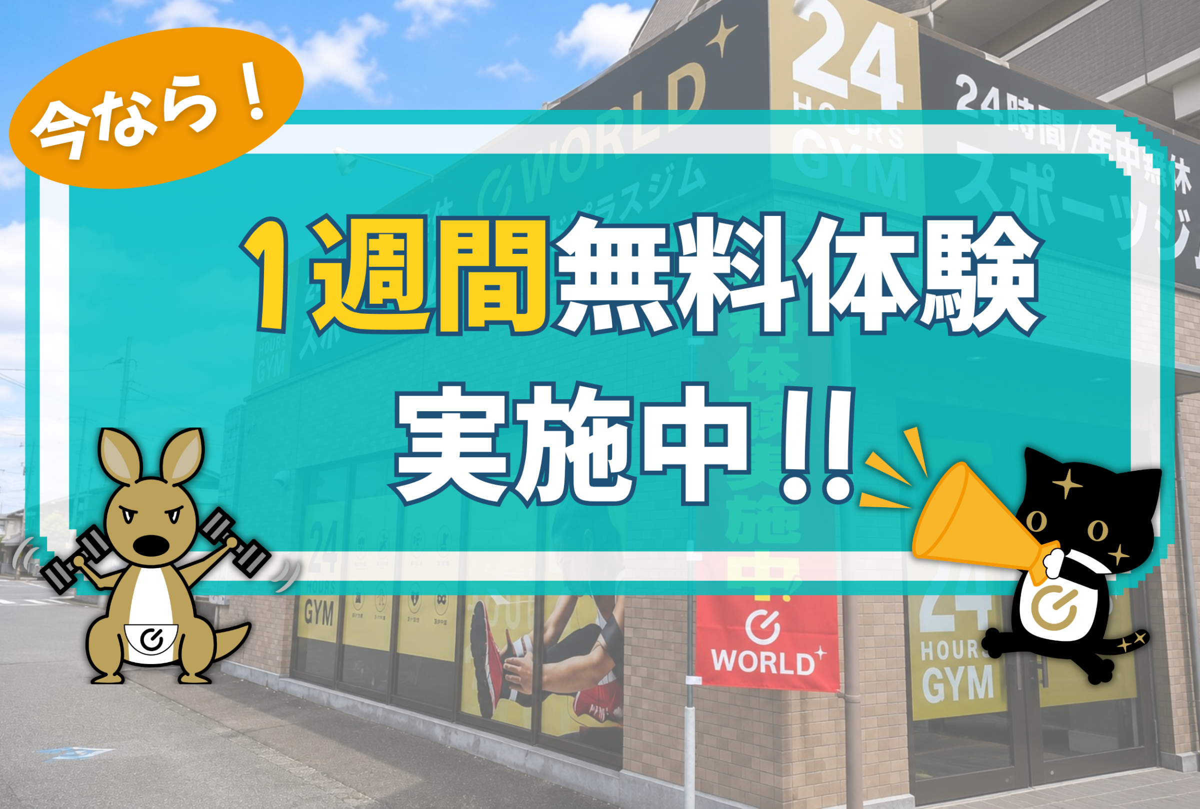 この機会に是非ご体験や見学にお越しください！（寝屋川点野店|大阪府寝屋川市のフィットネスジム）