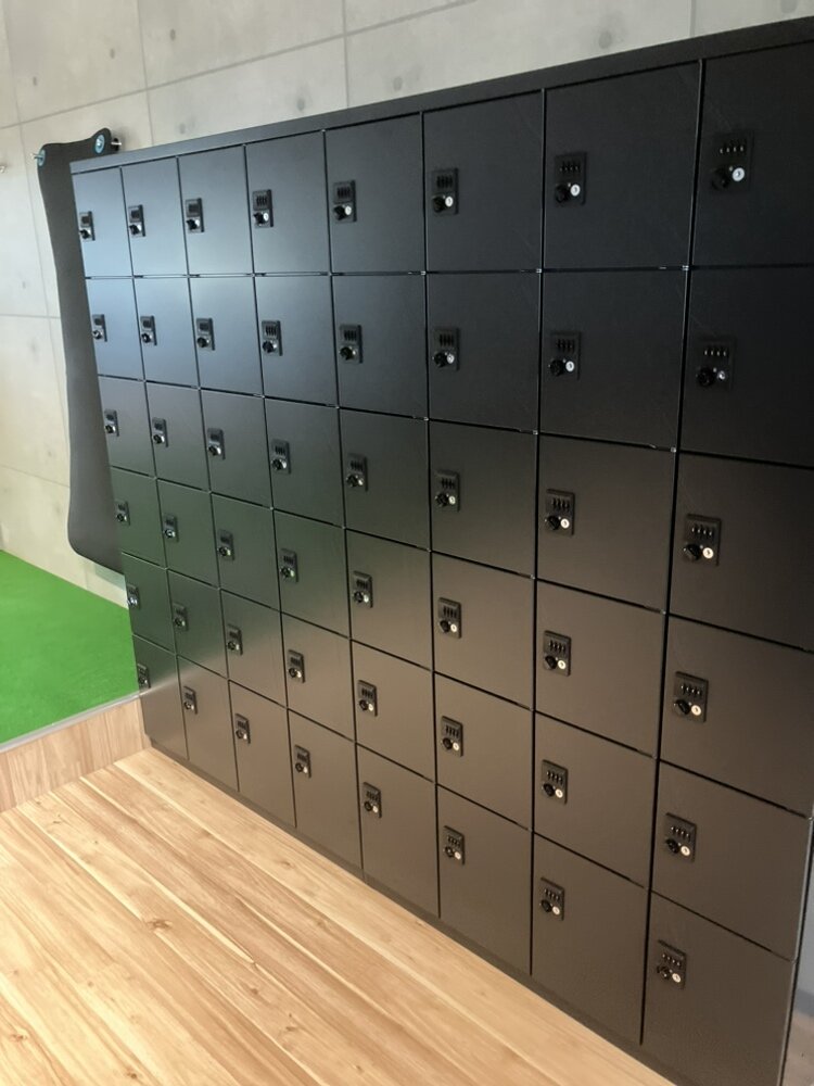 個人専用ロッカー有り