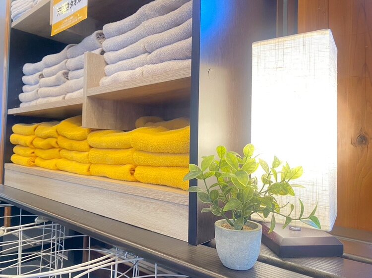 タオルの貸し出し無料！◎洗濯物や手間がかからない！いつもフレッシュな気持ちでトレーニング！！（葵店|静岡県浜松市中央区のフィットネスジム）